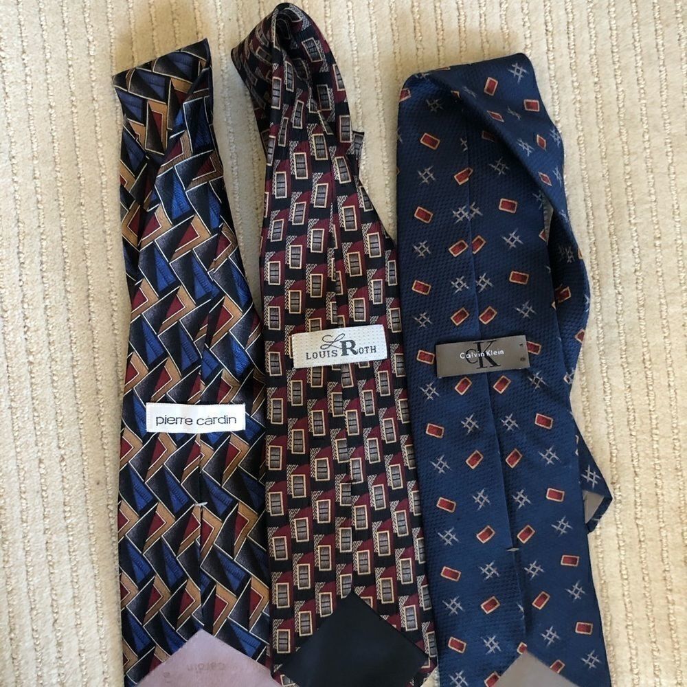 Three Designer Neck Ties - Picture 2 of 2